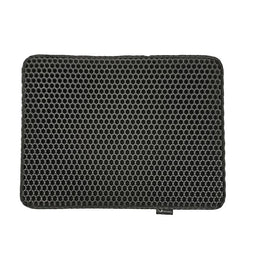 DIAMENTIQ Kattenmat zwart rechthoek - kattenbakmat - 40 x 50cm