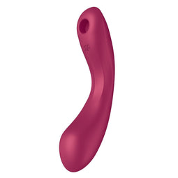 Zuigapparaat voor de clitoris Satisfyer Curvy Trinity 1 Rood