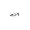 Anale Plug EasyToys Zilverkleurig
