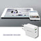 Qoltec 51718 Oplader | 45W | 5-20V | 2.4-3A | USB type C PD | USB | Wit