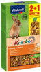 VITAKRAFT Kräcker Honey with spelt - snack voor konijnen - 2 + 1