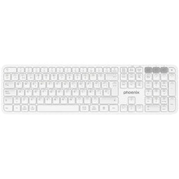 Bluetooth-Toetsenbord Phoenix K300 Wit Qwerty Spaans