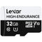 Micro SD-Kaart Lexar High-Endurance 32 GB