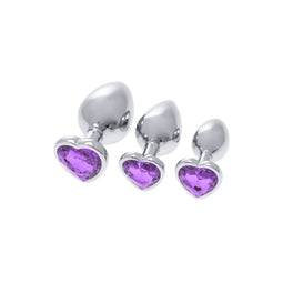 Anale Plug S Pleasures Zilverkleurig Lila