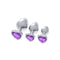 Anale Plug S Pleasures Zilverkleurig Lila