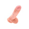 Penis 8 Inch met Ballen Huidskleur King Cock 12520
