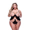 Gympak Baci Lingerie Peek-a-boo Zwart