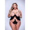 Gympak Baci Lingerie Peek-a-boo Zwart
