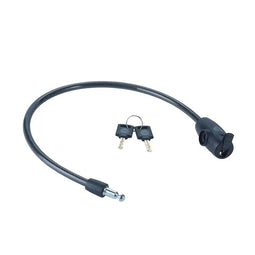 Fietskabel met sleutel 10 mm - YCK0/10/60/2 Zwart
