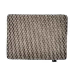 DIAMENTIQ Grijze rechthoekige boxmat - kattenbakmat - 45 x 60 cm