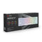 Toetsenbord Savio WHITEOUT X2 BROWN Zwart Qwerty US