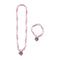 Set van Ketting en Armbanden Minnie Mouse 2 Onderdelen Roze