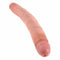 Penis 12 Inch Dun Dubbel Huidskleur King Cock 12547