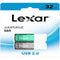 USB stick Lexar JUMPDRIVE S60 Groen Grijs 32 GB