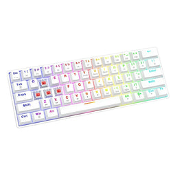 Toetsenbord Savio WHITEOUT X2 RED Zwart Qwerty US