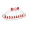 Kaasplank Met deksel Bi Lollipop Wit Rood Dolomite (6 Stuks)