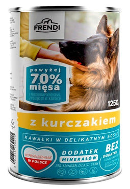 FRENDI with Chicken chunks in delicate sauce - nat hondenvoer - 1250g