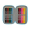 Driedubbele Pennenzak Bluey Hemelsblauw 12,5 x 19,5 x 5,5 cm 36 Onderdelen