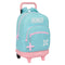 Schoolrugzak met Wielen Munich Heaven Hemelsblauw 33 x 45 x 22 cm