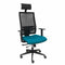 Bureaustoel met hoofdsteun P&C B10CRPC Groen/Blauw