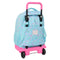Schoolrugzak met Wielen Safta Blauw 33 x 45 x 22 cm Fiets