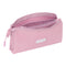 Pennenetui met 3 vakken Munich Basic Roze 22 x 12 x 3 cm