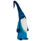 Decoratieve figuren Kabouter Blauw Wit Zilverkleurig Polyester Hout Zand 20 x 100 x 25 cm (8 Stuks)