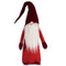 Decoratieve figuren Kabouter Wit Rood Polyester Hout Zand 20 x 100 x 25 cm (8 Stuks)