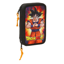 Dubbele etui Dragon Ball Zwart 12.5 x 19.5 x 4 cm 28 Onderdelen