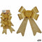 Kerst Decoratie Set Lasso Gouden PVC 16 x 3 x 18 cm (24 Stuks)