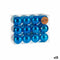 Set kerstballen Blauw Plastic (12 Stuks)