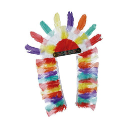 hoofdband My Other Me 45 x 60 cm Veren Multicolour Amerikaans-Indiaans