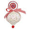 Kerstversiering Traan Wit 11 x 17 x 11 cm (12 Stuks)