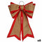 Lasso Kerstversiering 40 x 60 cm Rood Gouden PVC (6 Stuks)