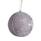 Set kerstballen Polyester Zilverkleurig 8 x 8 x 8 cm (6 Stuks)