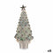 Decoratieve figuren Kerstboom Zilverkleurig Polypropyleen PET 16 x 37,5 x 16 cm (12 Stuks)