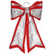 Lasso Kerstversiering 40 x 60 cm Rood Zilverkleurig PVC (6 Stuks)