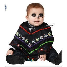 Kostuum Skelet Mexicaanse Baby Maat 6-12 Maanden