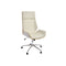 Bureaustoel DKD Home Decor Bruin Crème Zilverkleurig 60 x 65,5 x 118 cm