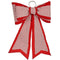 Lasso Kerstversiering 40 x 60 cm Wit Rood PVC (6 Stuks)