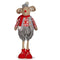 Decoratieve figuren Muis Rood Grijs 27 x 18 x 74 cm (2 Stuks)