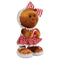 Decoratieve figuren Koek Lasso Bruin Rood polyestyreen 19 x 33 x 15 cm (4 Stuks)