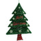 Kerstversiering Hanger Kerstboom Klatergoud LED Licht Rood Groen Polypropyleen PET 44 x 58,8 x 7...