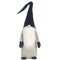 Decoratieve figuren Kabouter Blauw Wit Grijs Polyester Hout Zand 20 x 100 x 25 cm (8 Stuks)