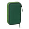 Dubbele etui Real Betis Balompié Groen 12.5 x 19.5 x 4 cm 28 Onderdelen