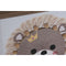 Canvas Home ESPRIT Wit Natuurlijk Kinderen dieren 30 x 2,6 x 30 cm (3 Stuks)