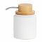 Zeepdispenser Andrea House ba22084 Polyresin Essenhout Wit 300 ml