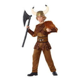 Kostuums voor Kinderen Bruin Viking Man (5 Onderdelen) Maat 3-4 Jaar