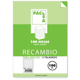 Notulenboek Pacsa Recambio A4 100 Hojas Multicolour A4