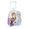 Schoolrugzak met Wielen Frozen Licht Blauw 25 x 28 x 10 cm